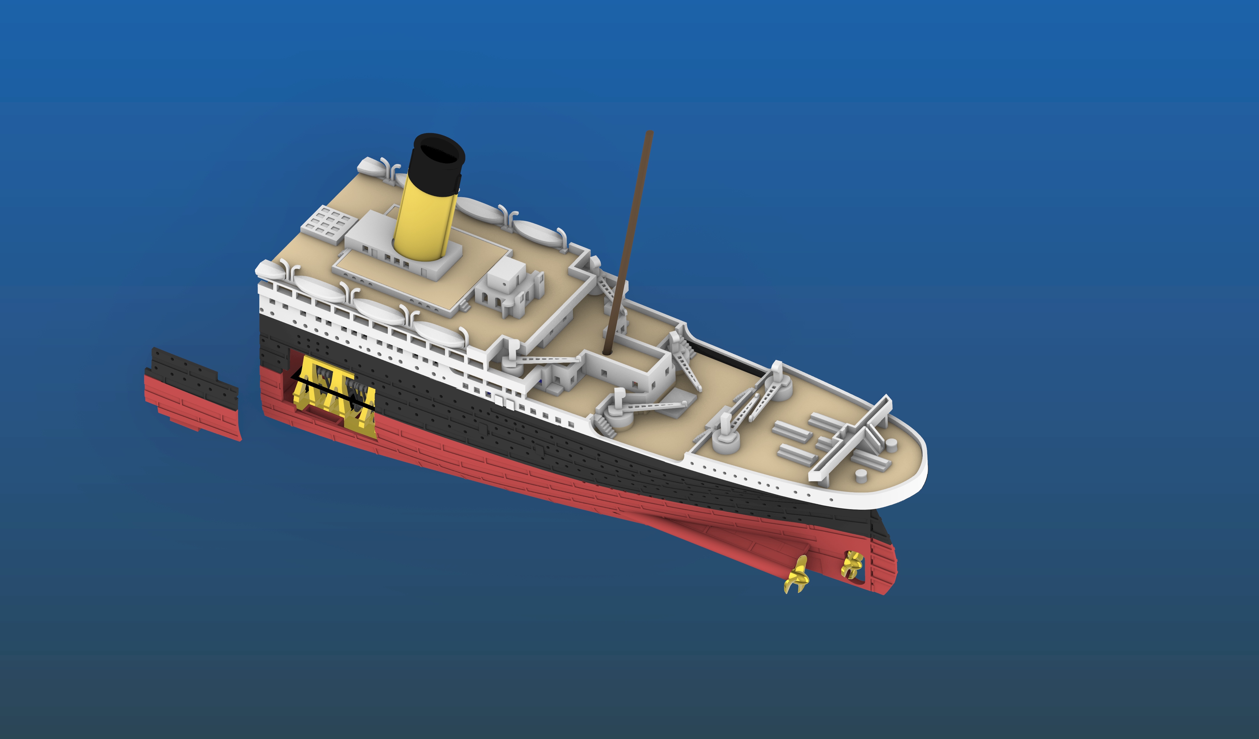 Titanic engine by Martin Dobšovič Download free STL model