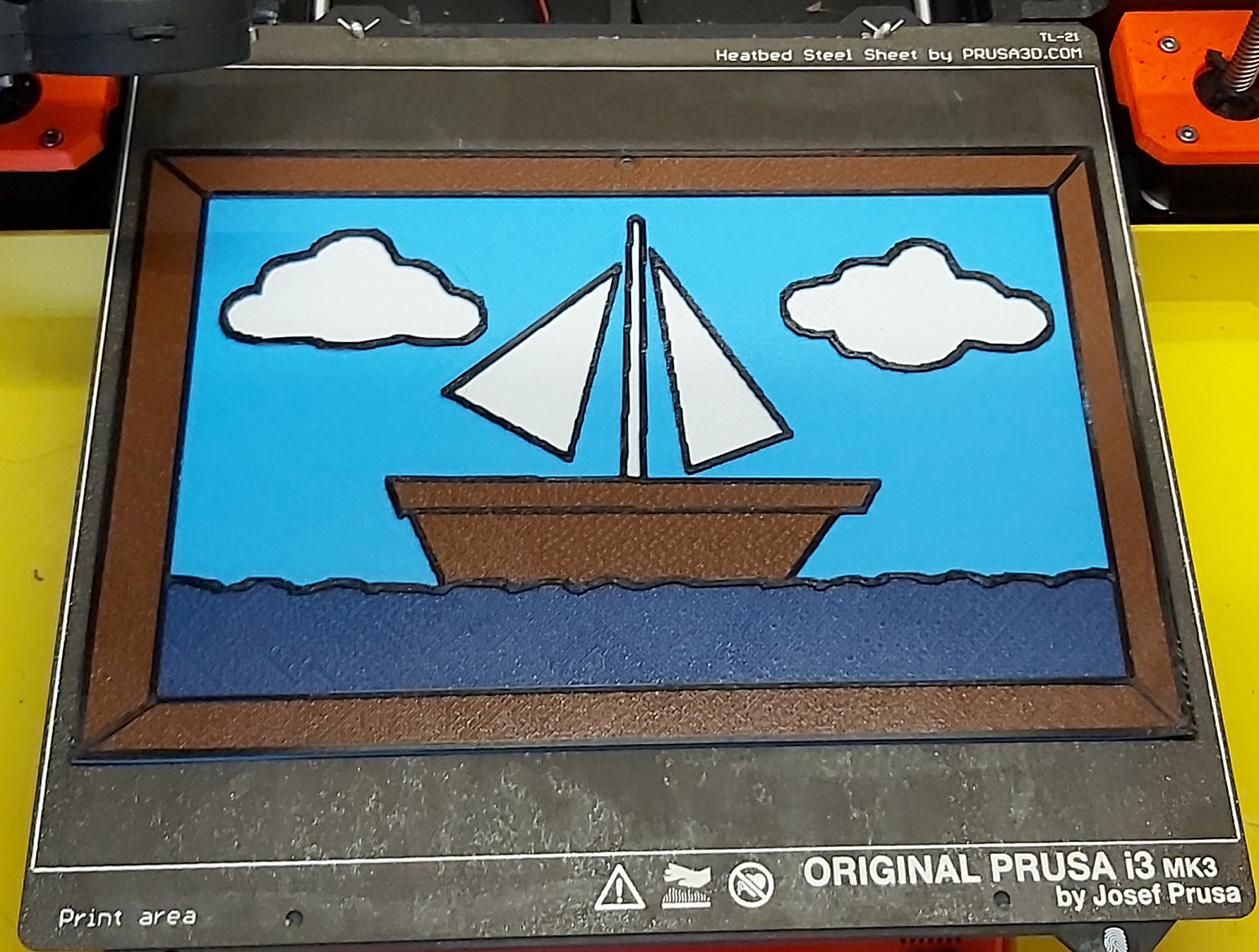 Simpsons Boat Wall Art