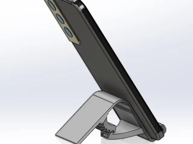 Adjustable Phone Stand #print in place #one Piece