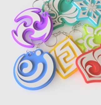 Keychain Pack 2 - 150 stl