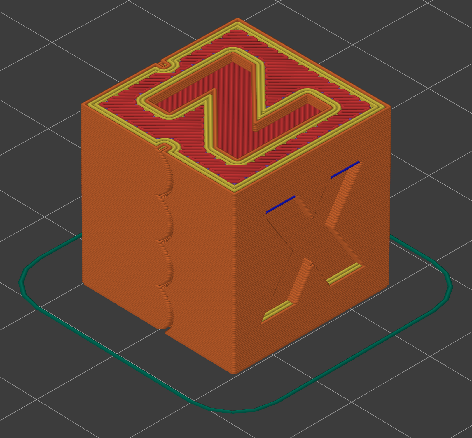 Calibration Cube - Ringing Test