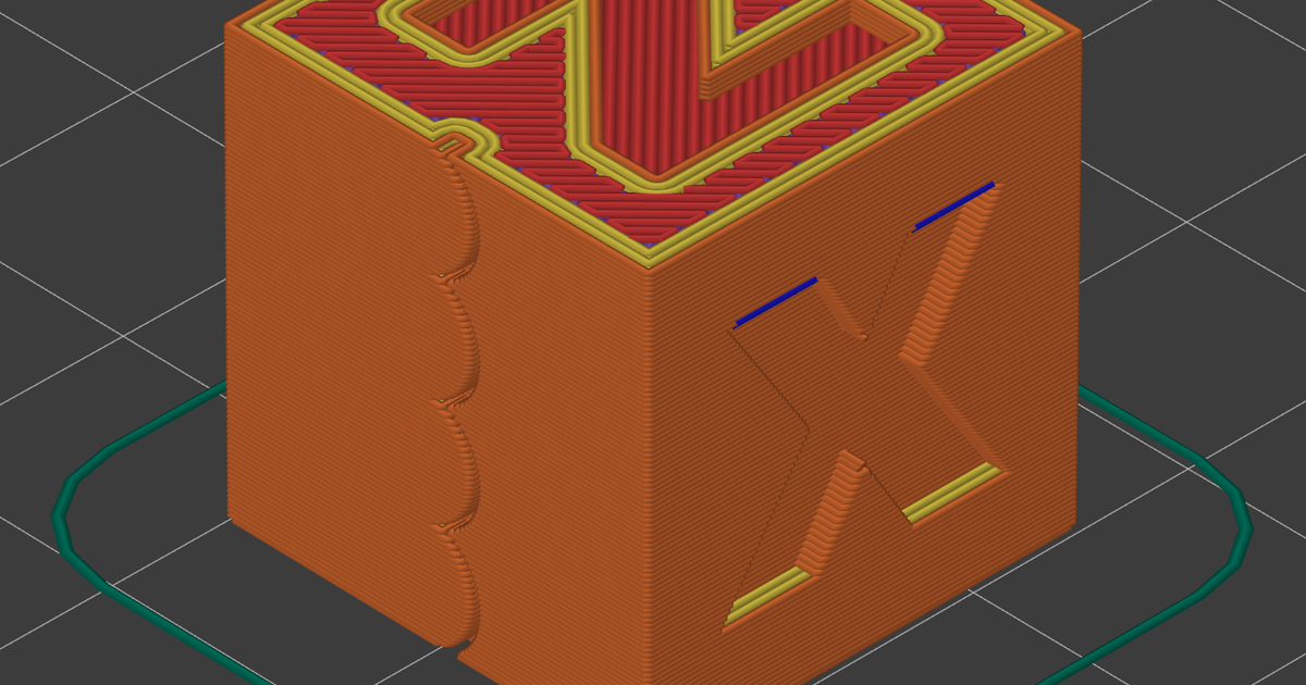 Calibration Cube Ringing Test by sobieh Download free STL model