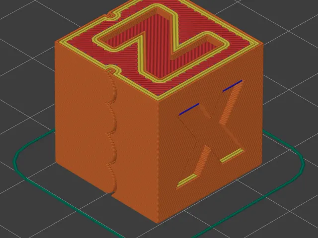 Calibration Cube - Ringing Test