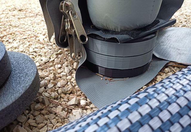 Modular spacer for Caravan Air Tents (DOREMA, OUTWELL, or similar)) by ReneS, preview from Printables