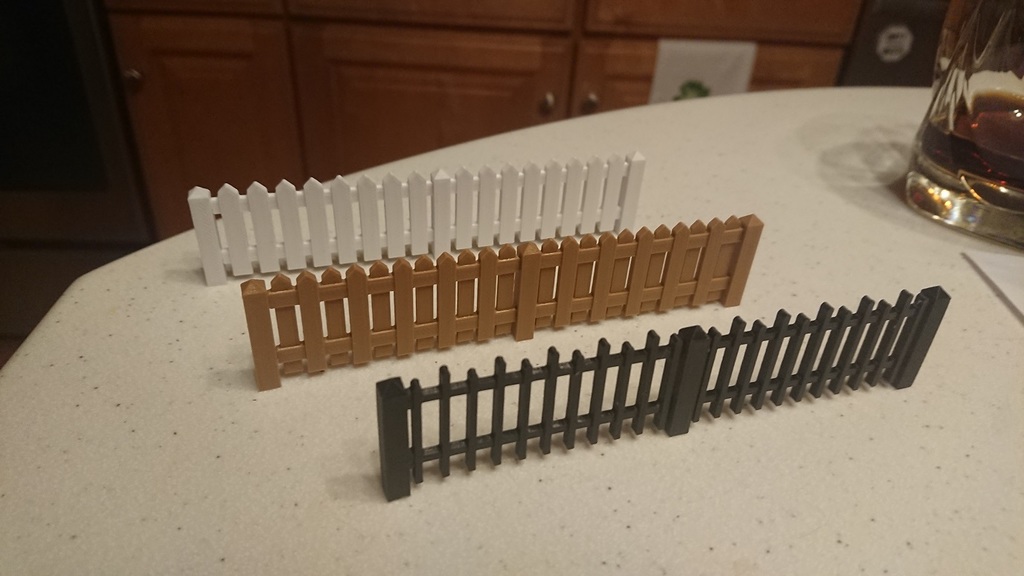 Christmas Village Fence by Jeff The Baptist Download free STL model