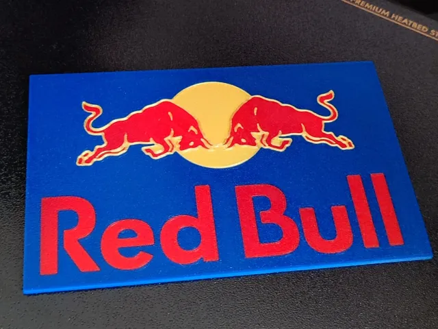 PLAQUE RED BULL (Single & Multimaterial )