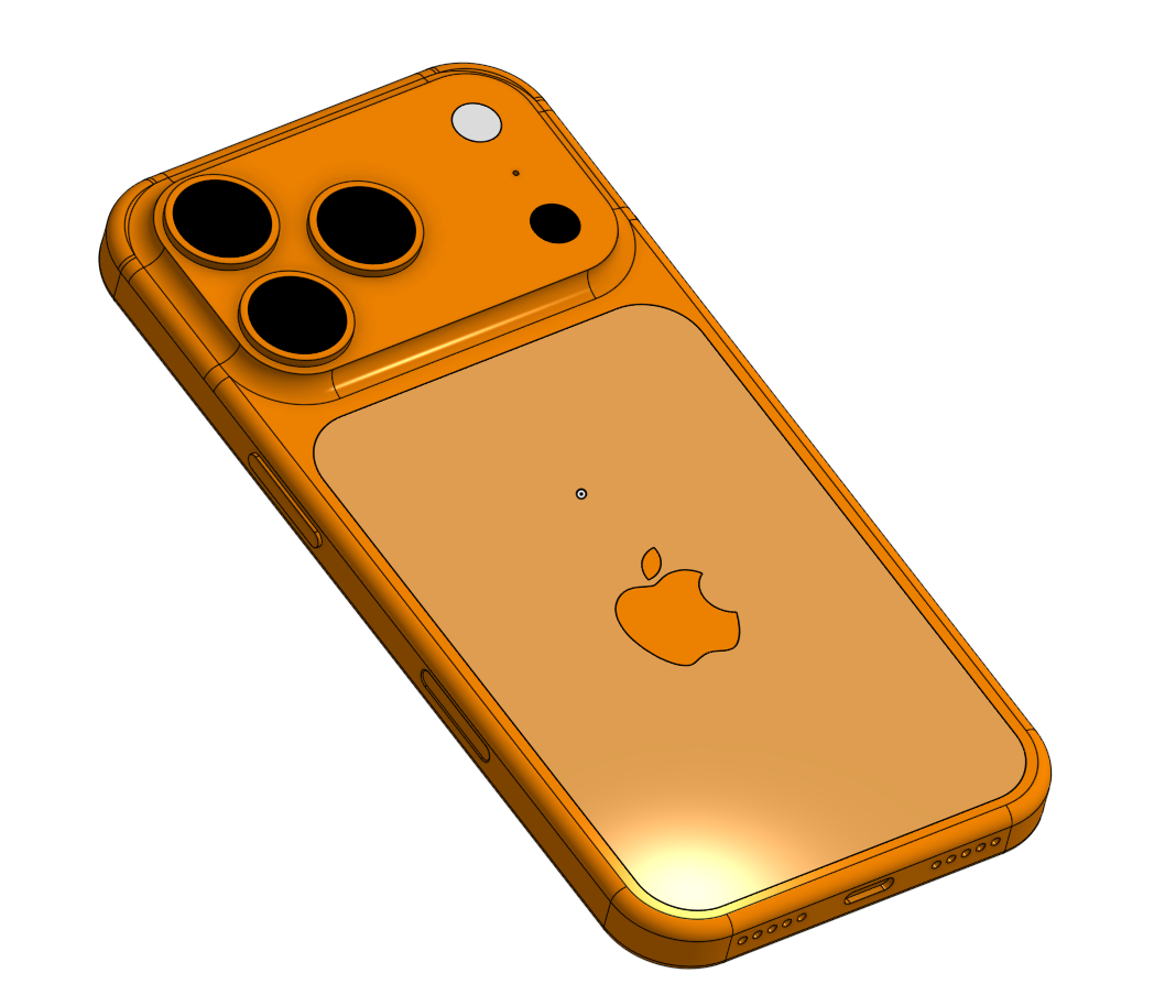 iPhone 17 Pro Dummy Model + step file