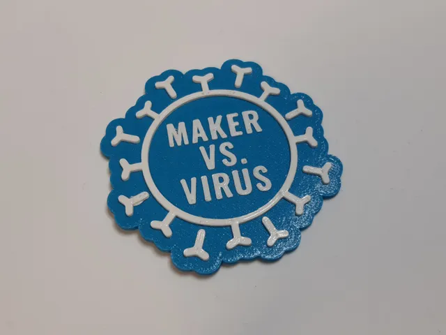 Badge "Maker vs. Virus"