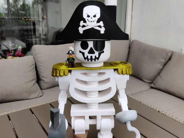 Lego inspired Pirate Bicorne (2528pb03)