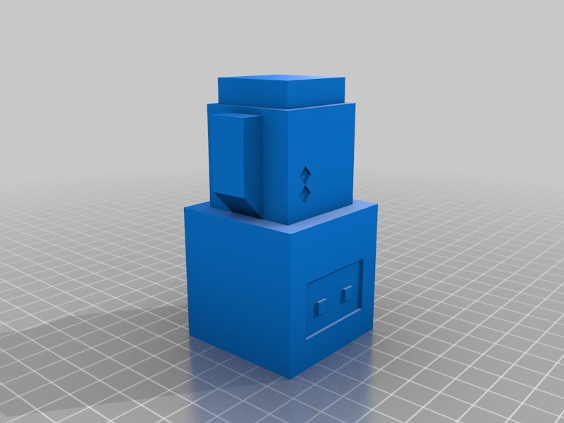 Blockhead Ninja by DesignMakeTeach Download free STL model