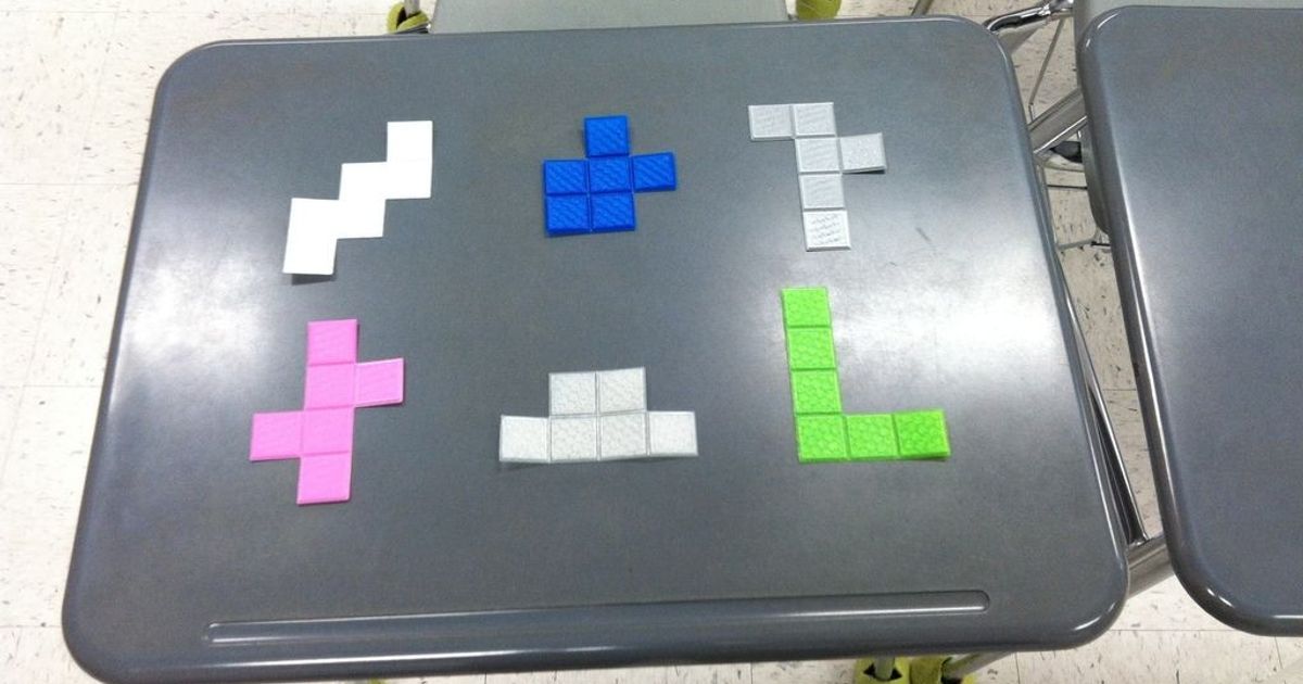 Nets of a Cube Geometry Manipulative Set by DesignMakeTeach