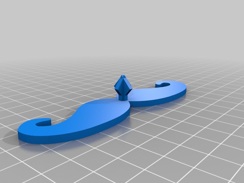 Pumpkin Moustache by DesignMakeTeach | Download free STL model ...