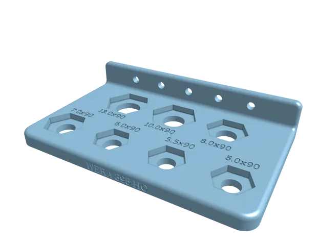 Wera 395 HO Nutdriver - Triton Pegboard Holder