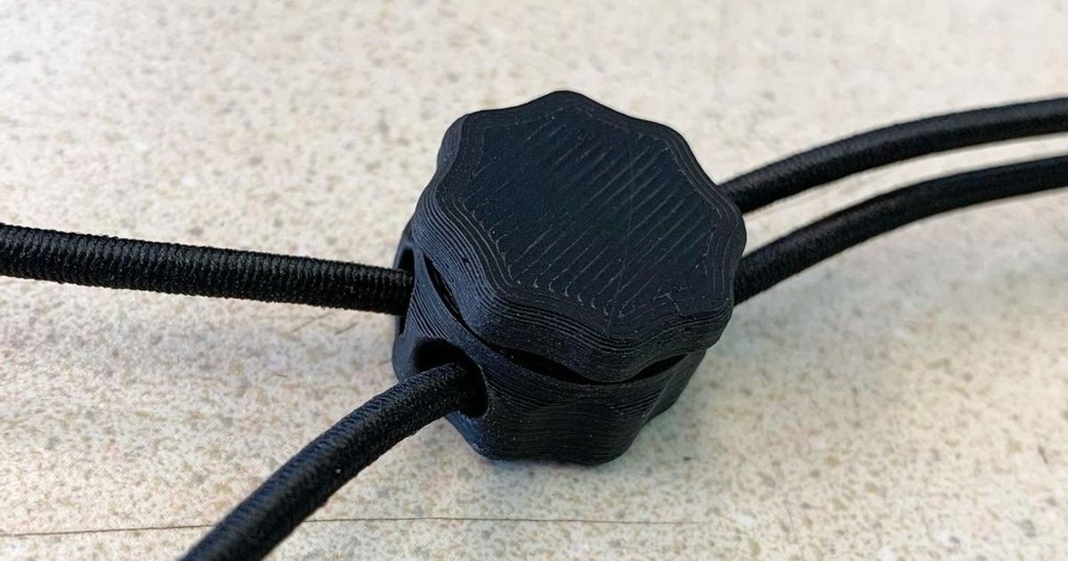 Threaded Cord Toggle by alexberkowitz Download free STL model