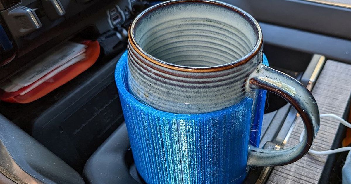 RAM console coffee mug adapter by Nikdfish Download free STL model