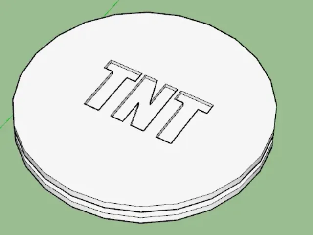 TNT Logo Coin