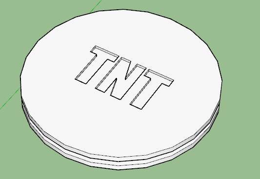 TNT Logo Coin