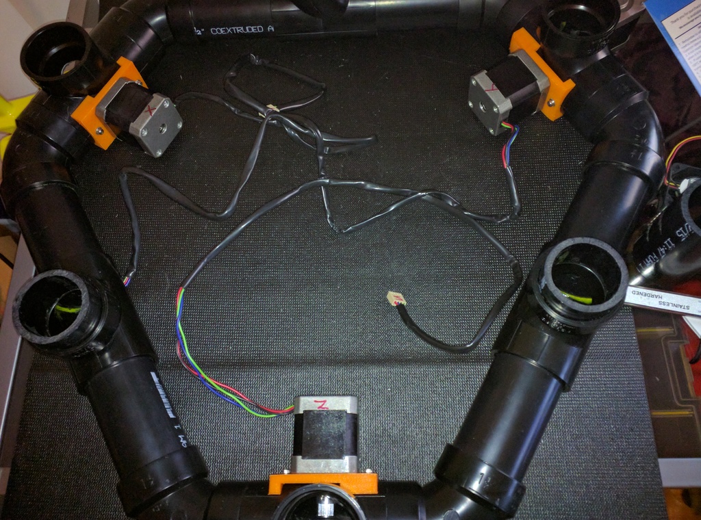 DELTA PIPE PRINTER - STEP 5 - MOTOR MOUNT