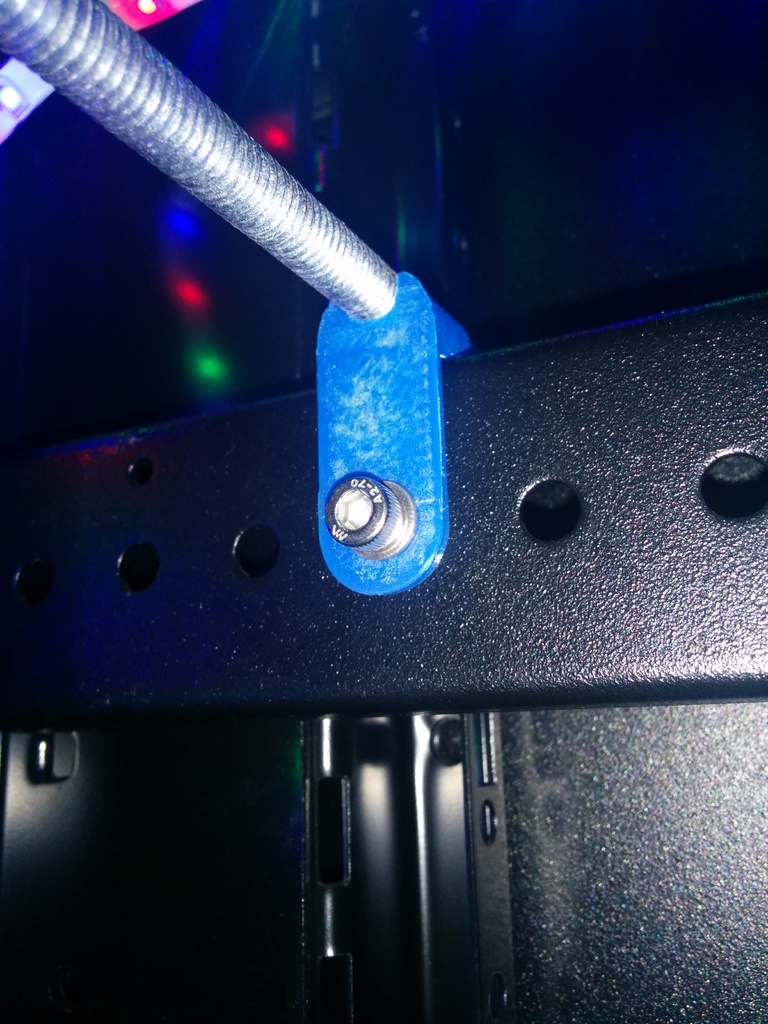 Rack-Mount Threaded Bar Holder