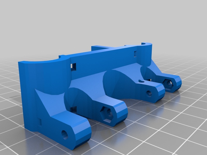 Updated Rostock Carriage for different pulley size (40, 20, 16 teeths)