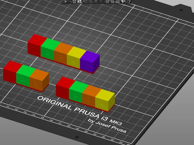 Simple 15mm calibration cube for MMU2/S MK3S