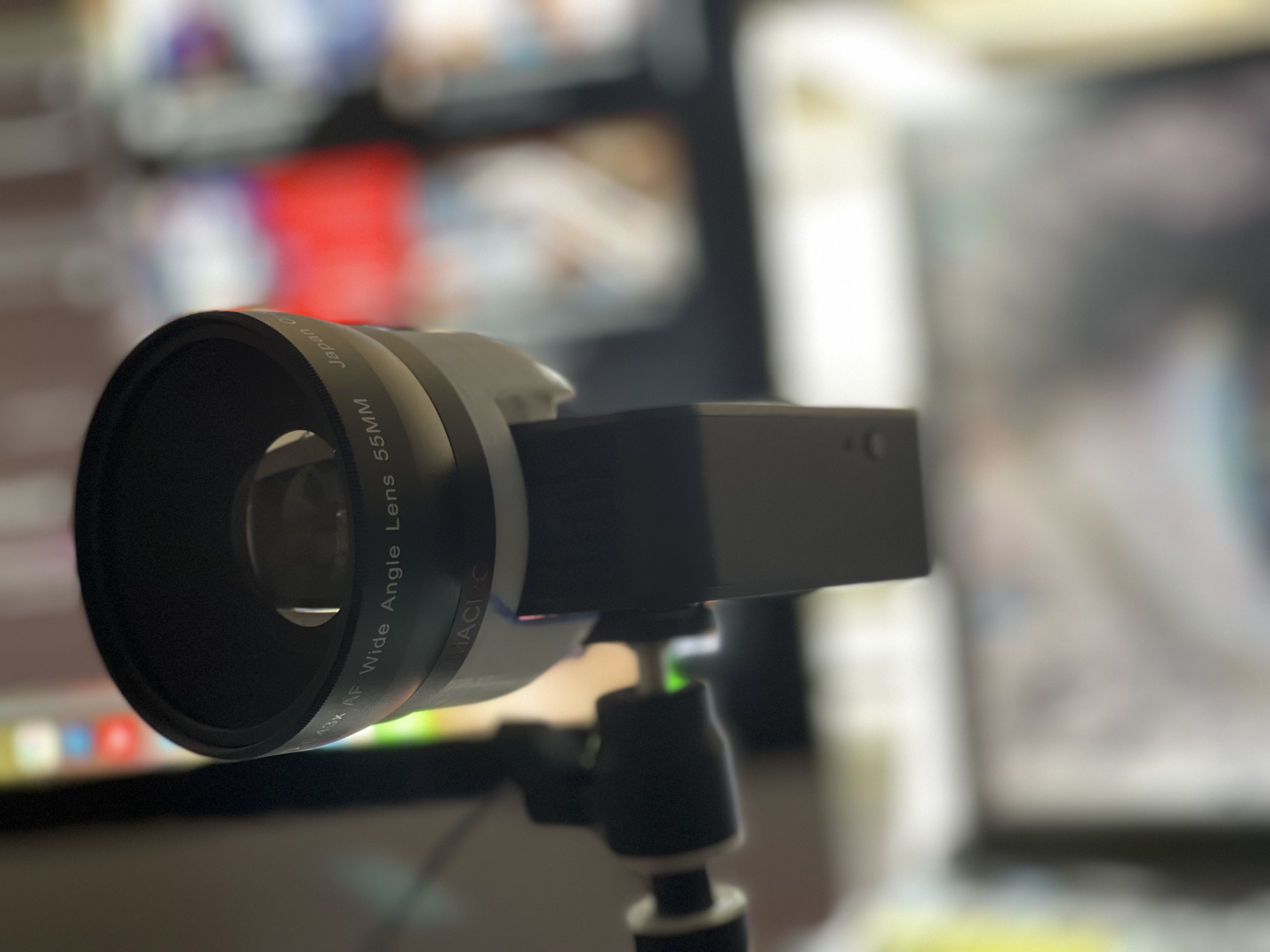 Wide Angle Lens Adapter for DLP Pico Projector by byJamesDeRuvo