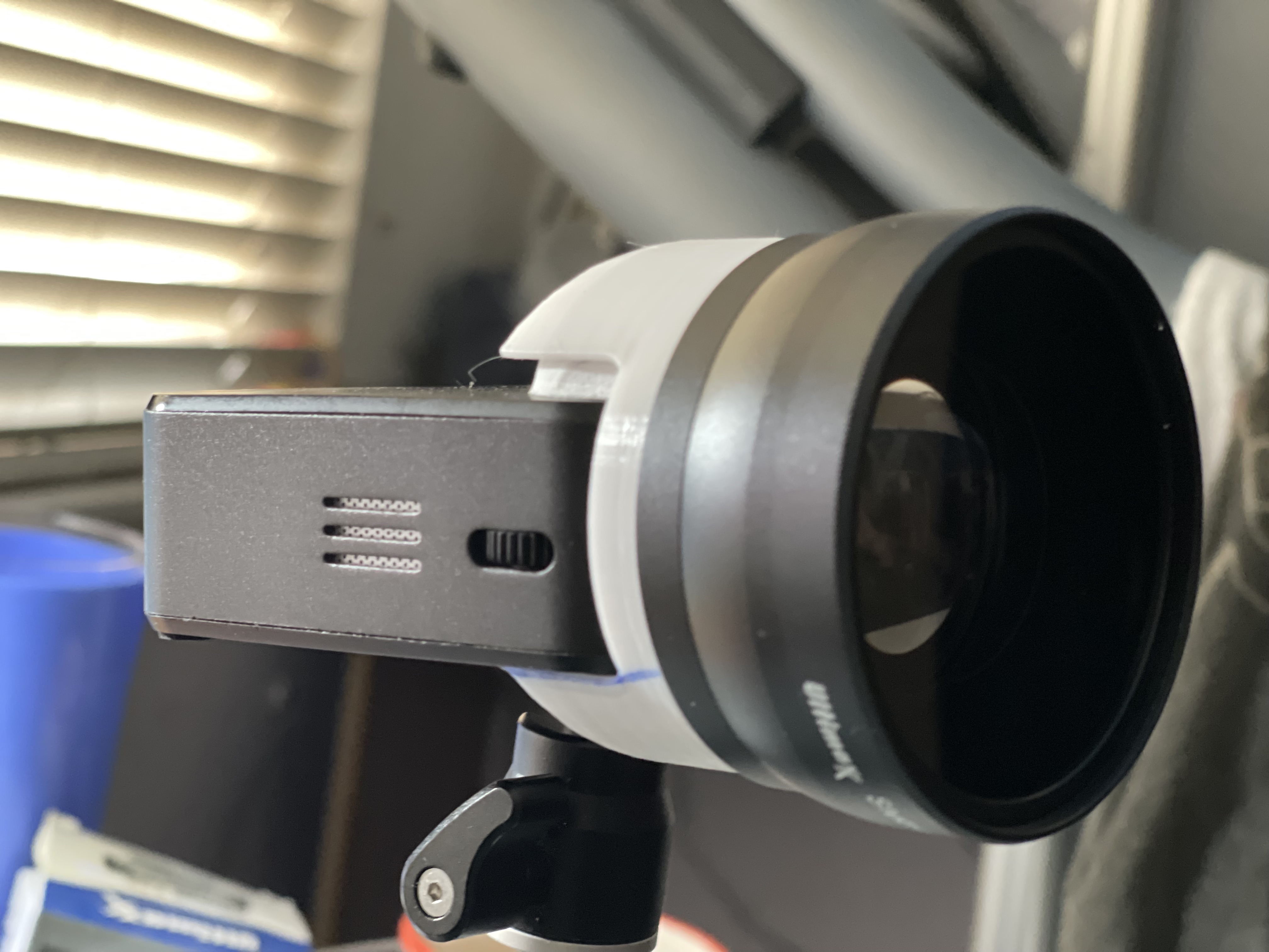 Wide Angle Lens Adapter for DLP Pico Projector by byJamesDeRuvo