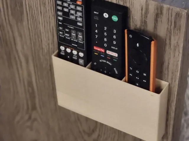 Remote Caddy - 3 Slot VHB Mount