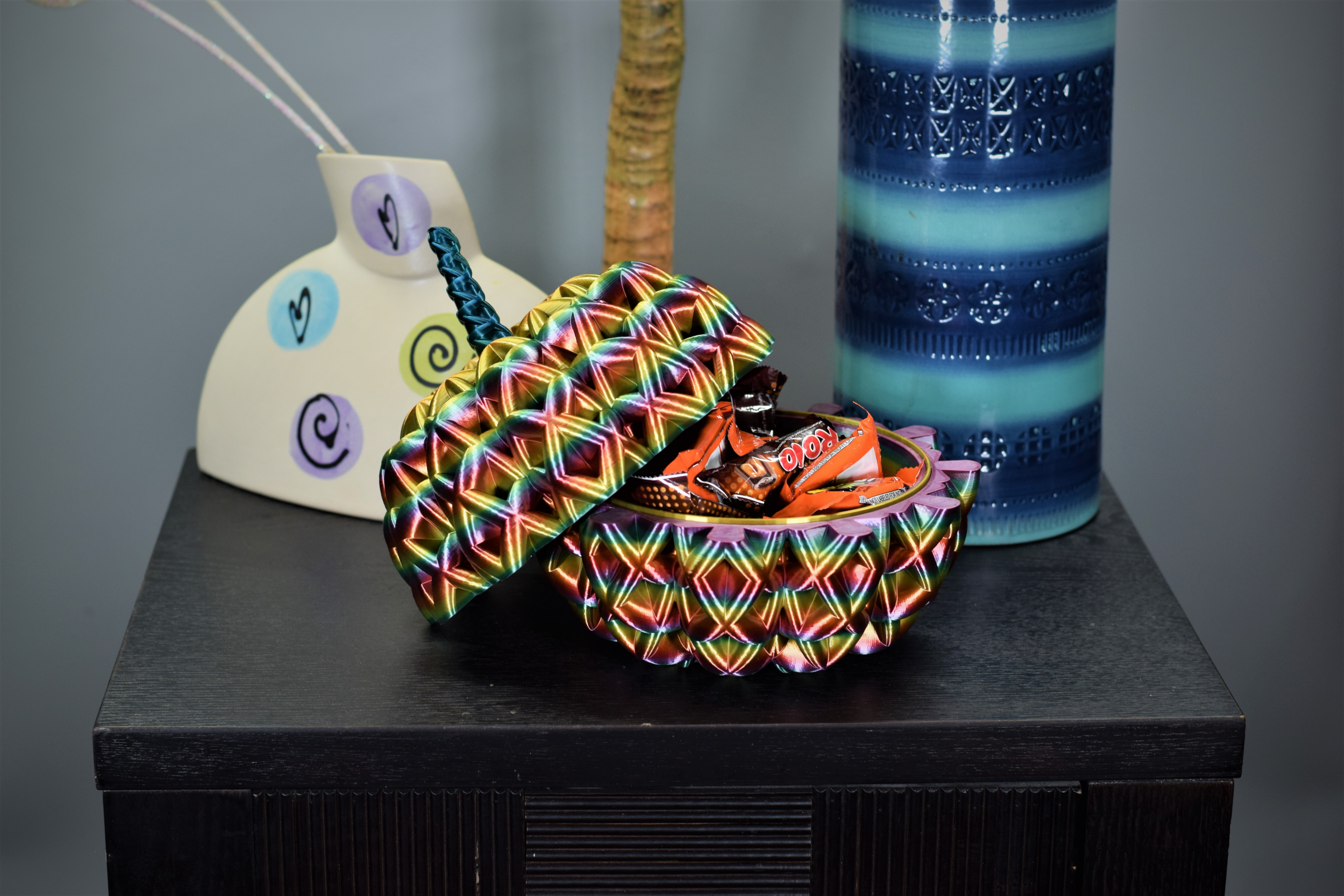 Miniatura 10 do modelo 3D Pumpkin Candy Bowl