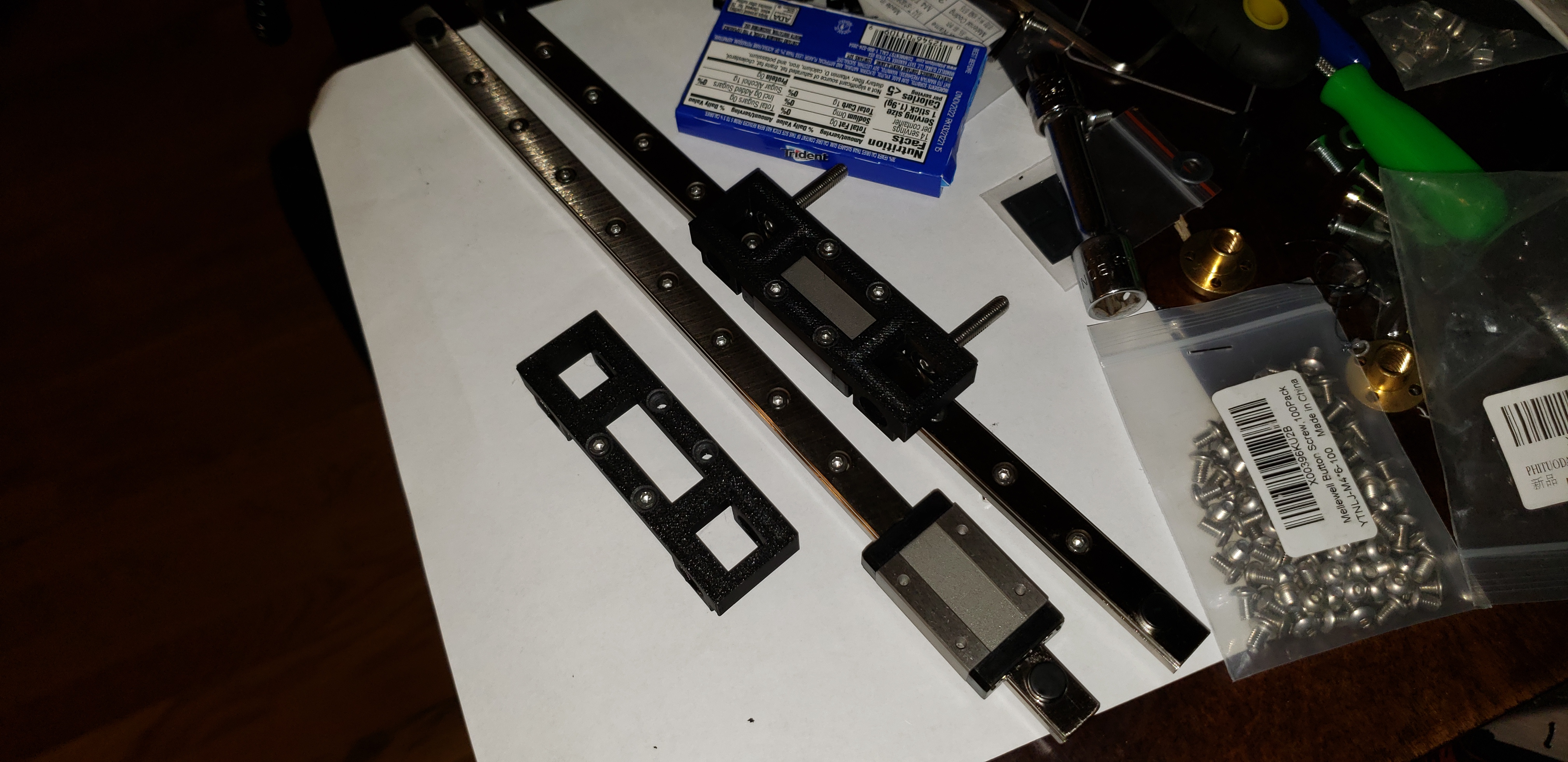 Elegoo Neptune 3 Y axis linear rail adapter - SpeCterMK's remix