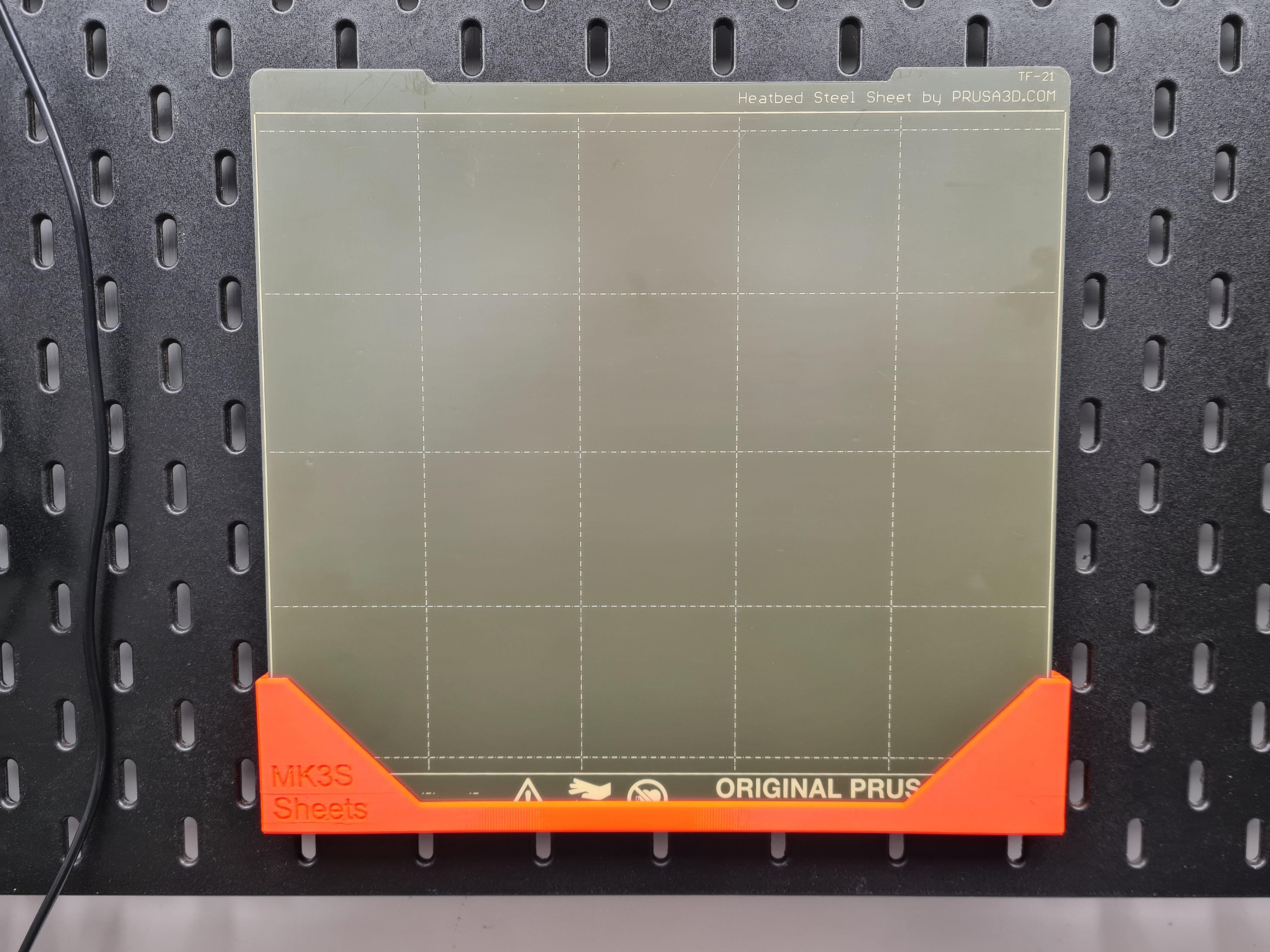 Skadis MK3S Steel Sheet Holder (Horizontal Version)