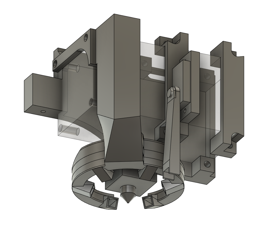 MK8 extruder cooling duct