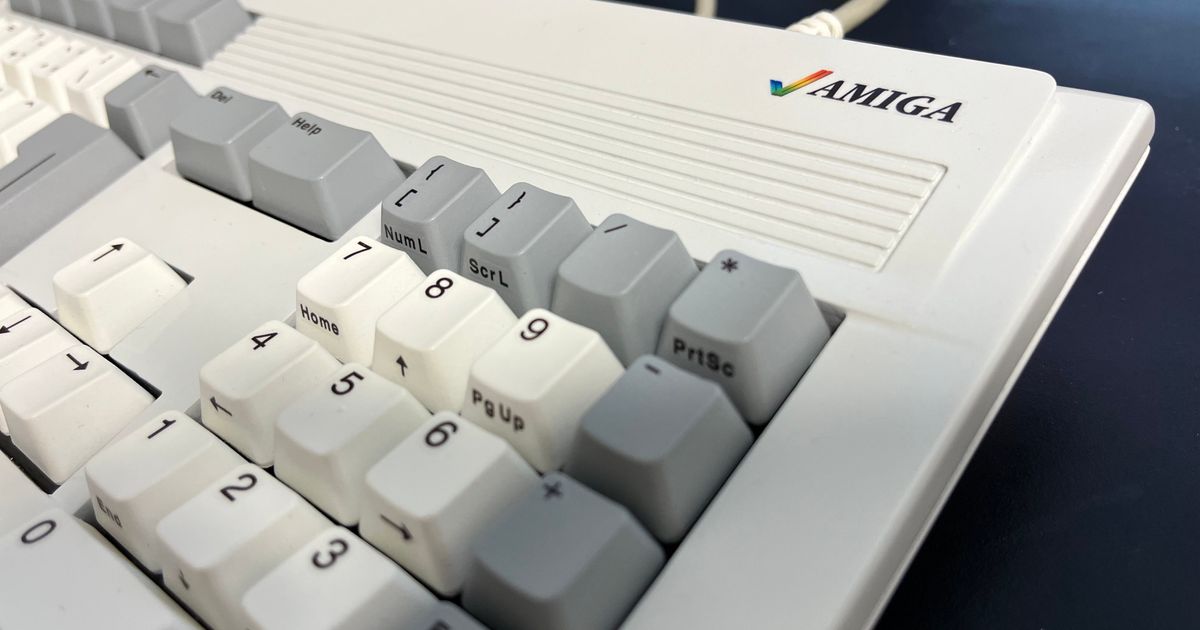 Amiga keyboard case by iZero Download free STL model