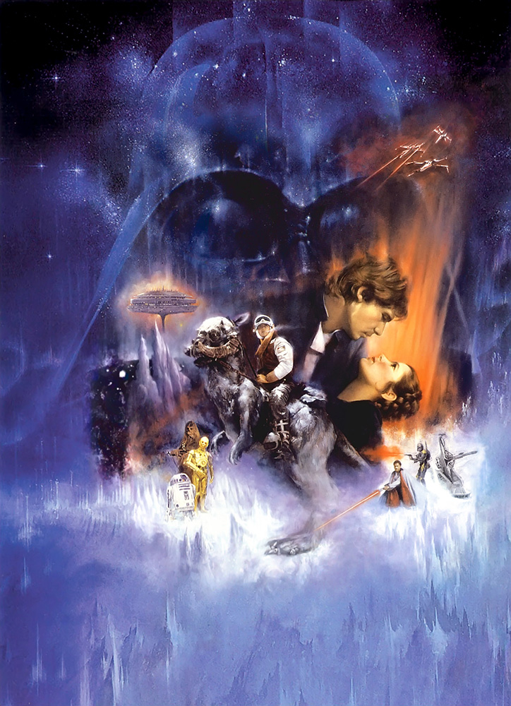Star Wars: Episode V - The Empire Strikes Back - Movie Poster Lithophane