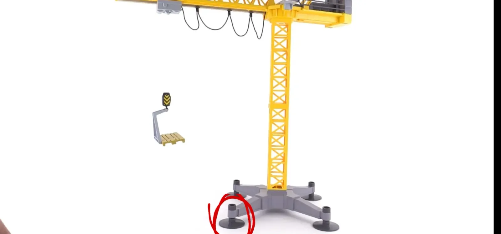 Contest: Playmobil Crane foot replacement