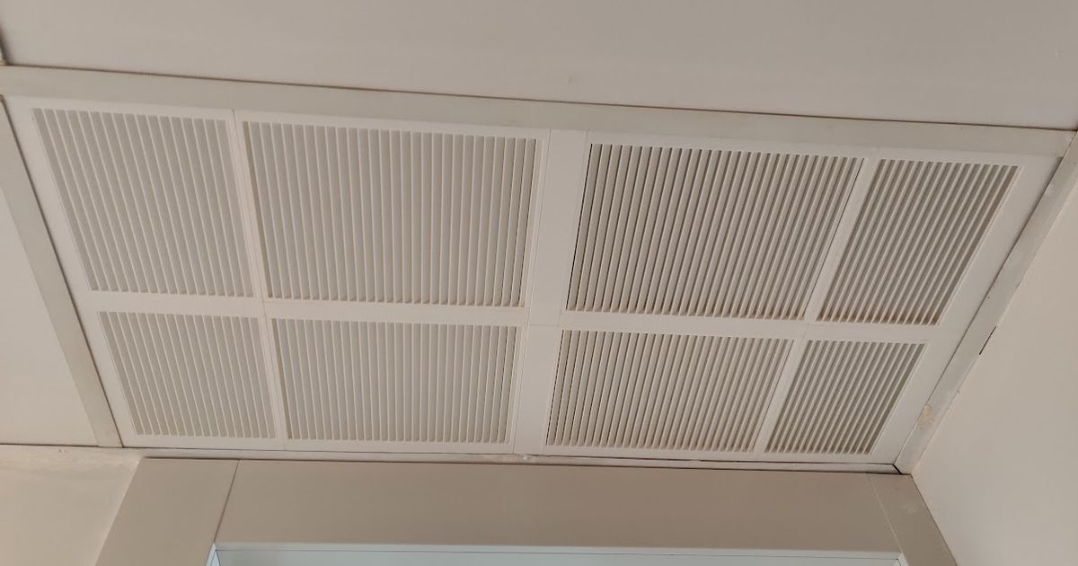 Intake Vent Drop Ceiling Tile by Nadav Halwany Download free STL