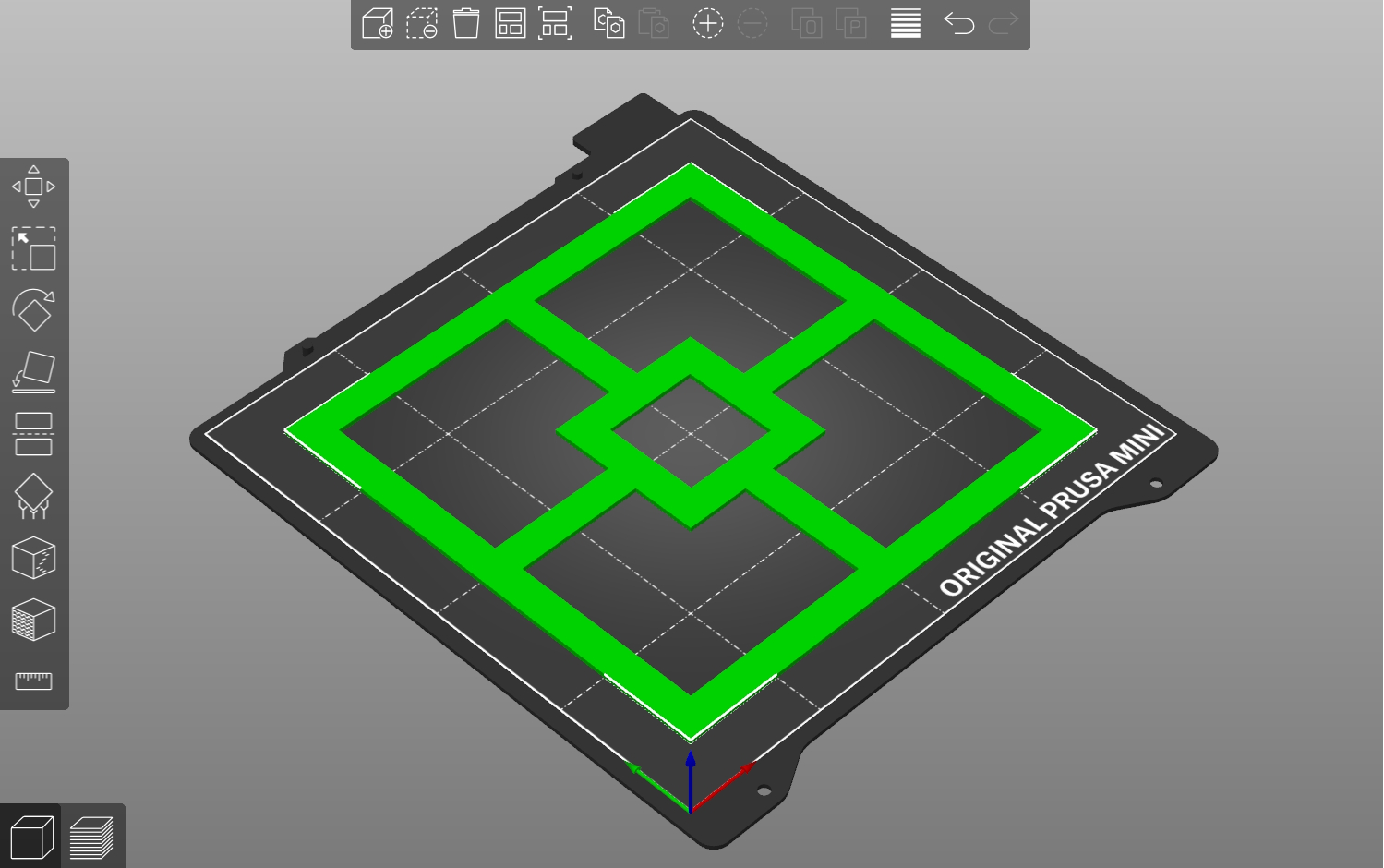 Bed level test (Prusa mini and mini+)