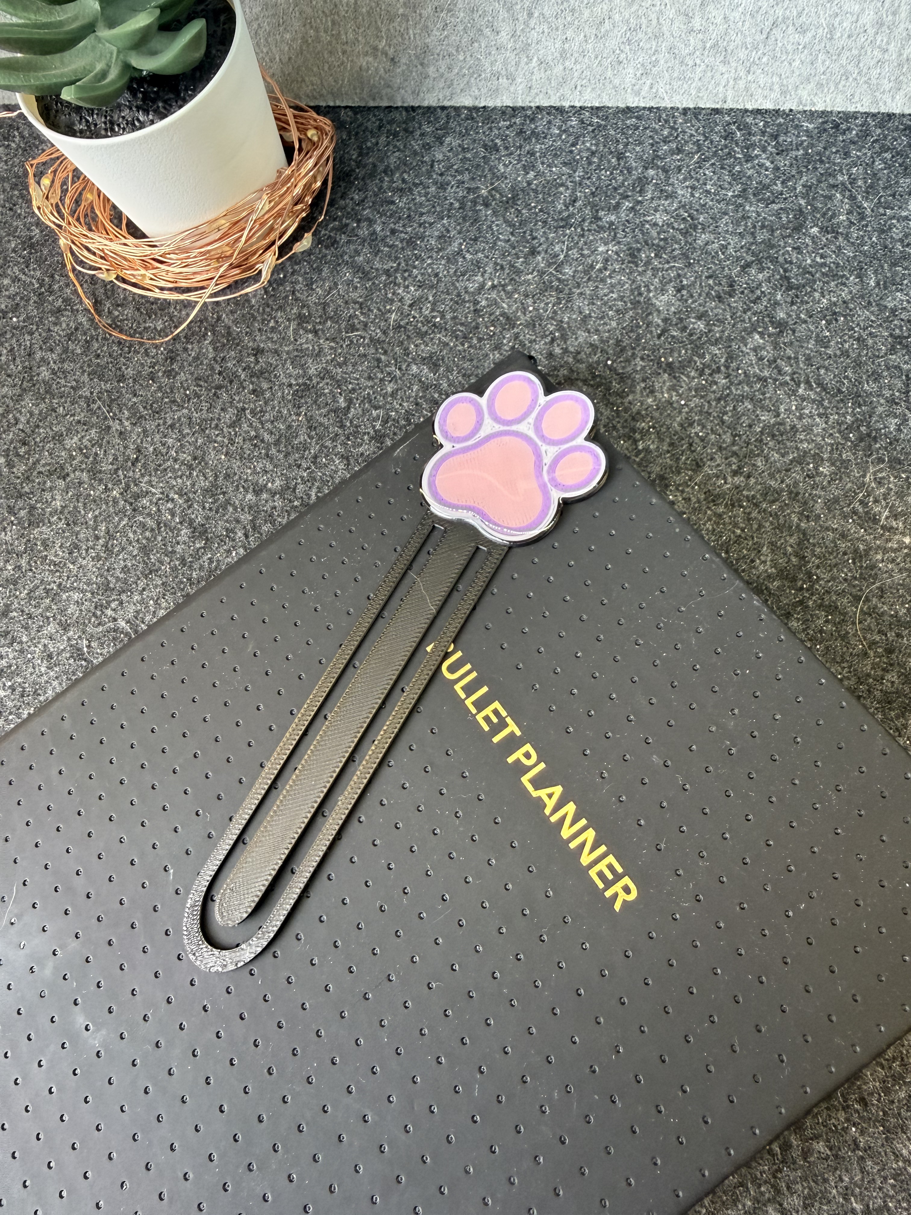 bookmark footprint Cat — miniatura 2