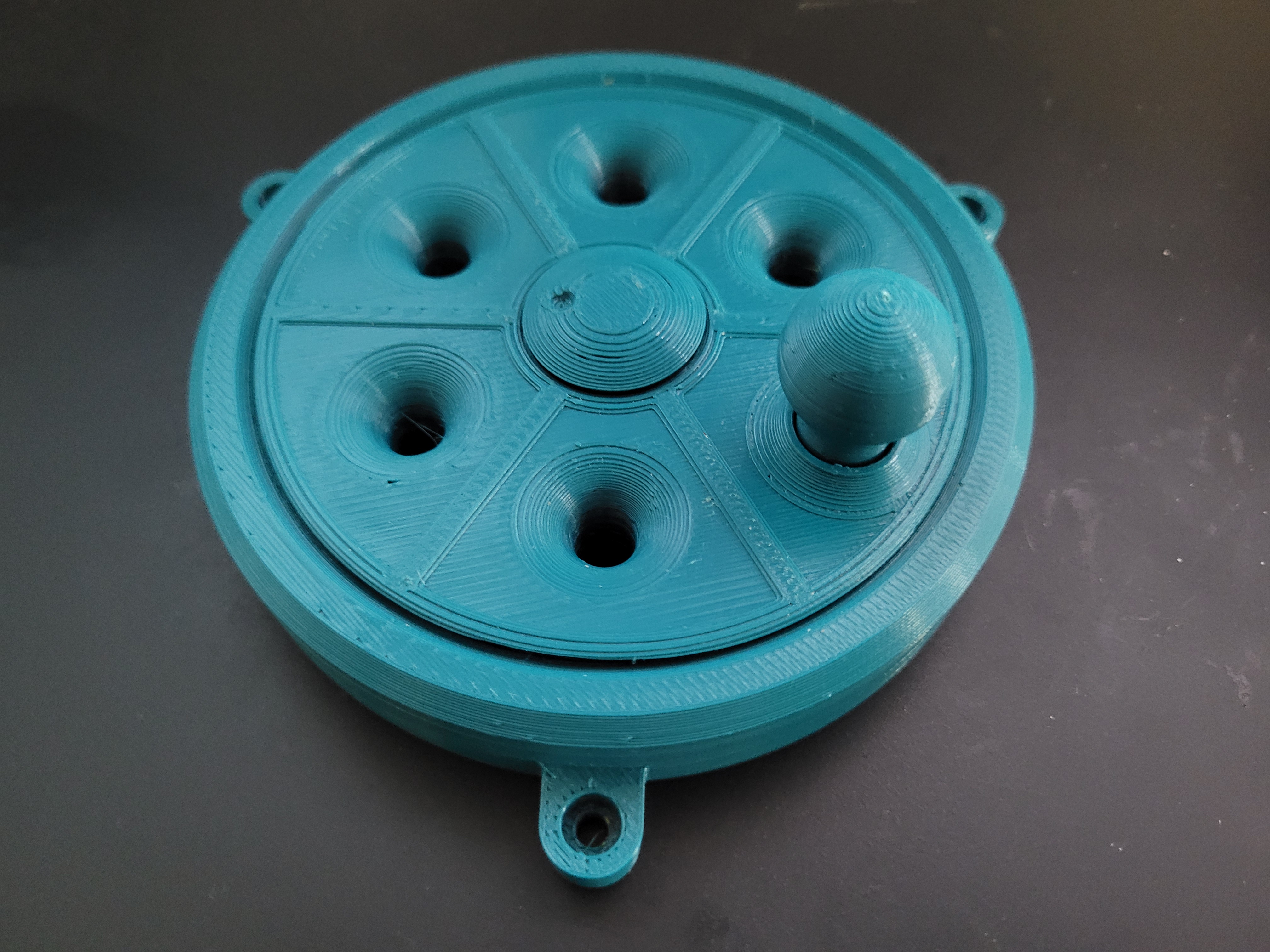 Planetary gear with crank Print-In-Place