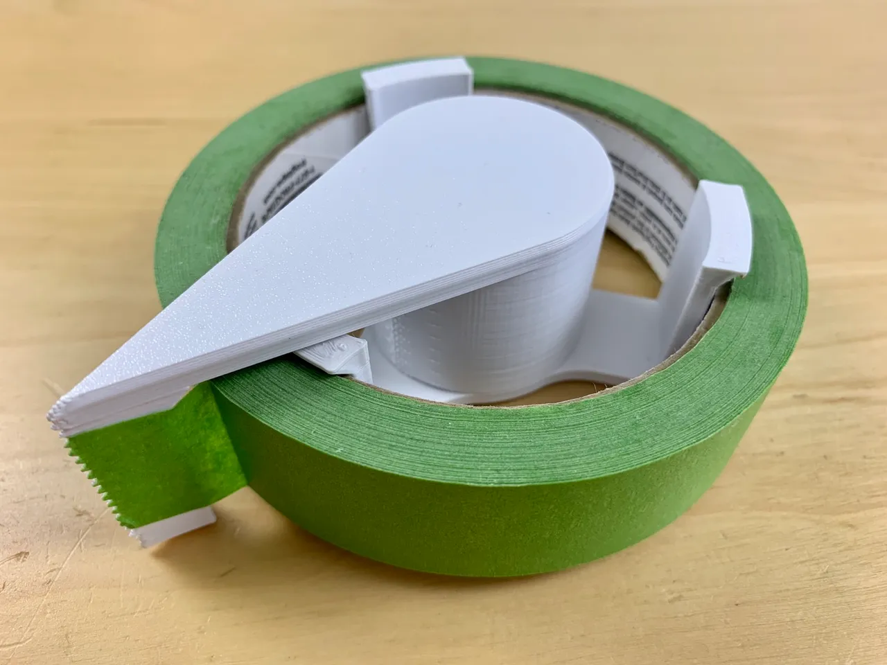 24 mm masking tape dispenser with magnetic mount by fns720, Download free  STL model