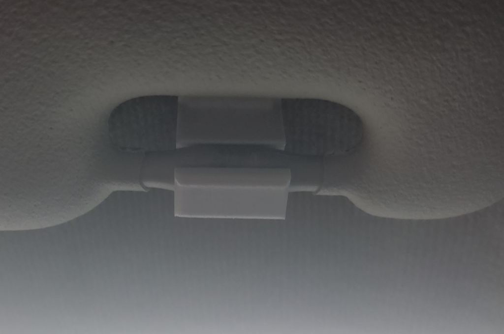 2x Sun visor holder visor clips for FIAT PANDA 169 | UK
