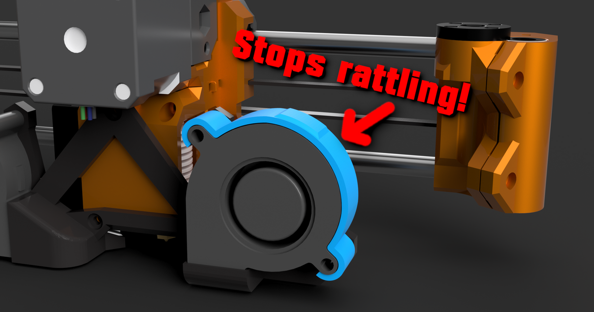 Rattling Fan Fix ( probably ) by Extrutim Download free STL model