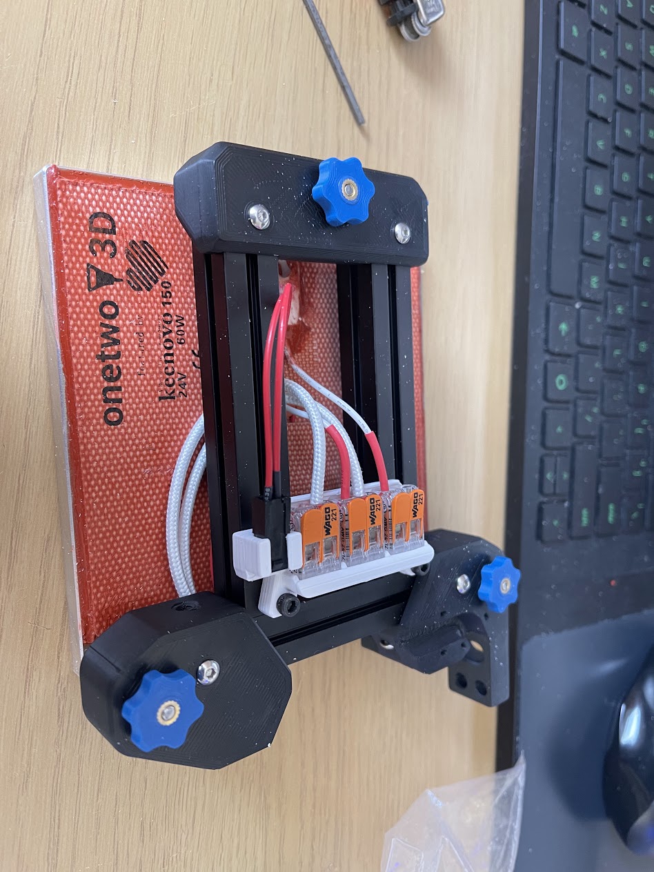 Voron V0.1 Wago mount with Microfit.