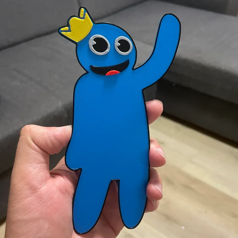 3D file Blue Rainbow Friends Roblox Game 🌈・3D printable model to