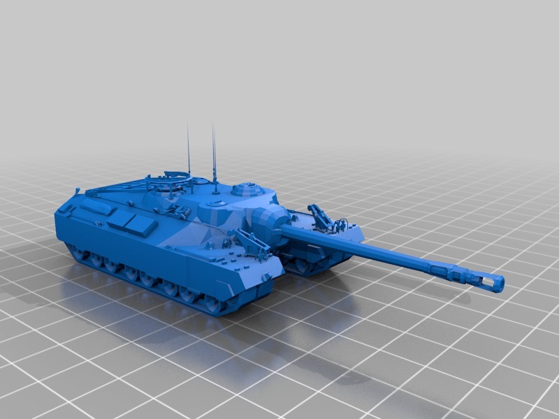 Miniatura 2 do modelo 3D T95 tank