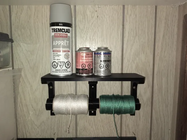 String Spool Holder Shelf