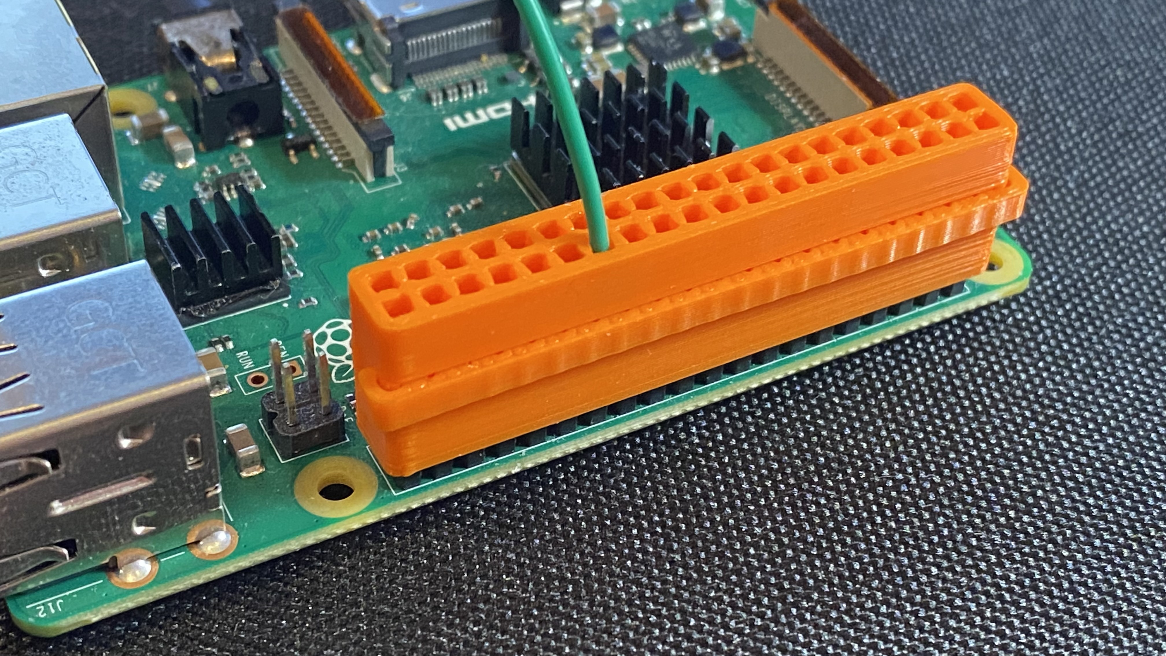 RaspberryPi RPI dupont connector by sobieh Download free STL model