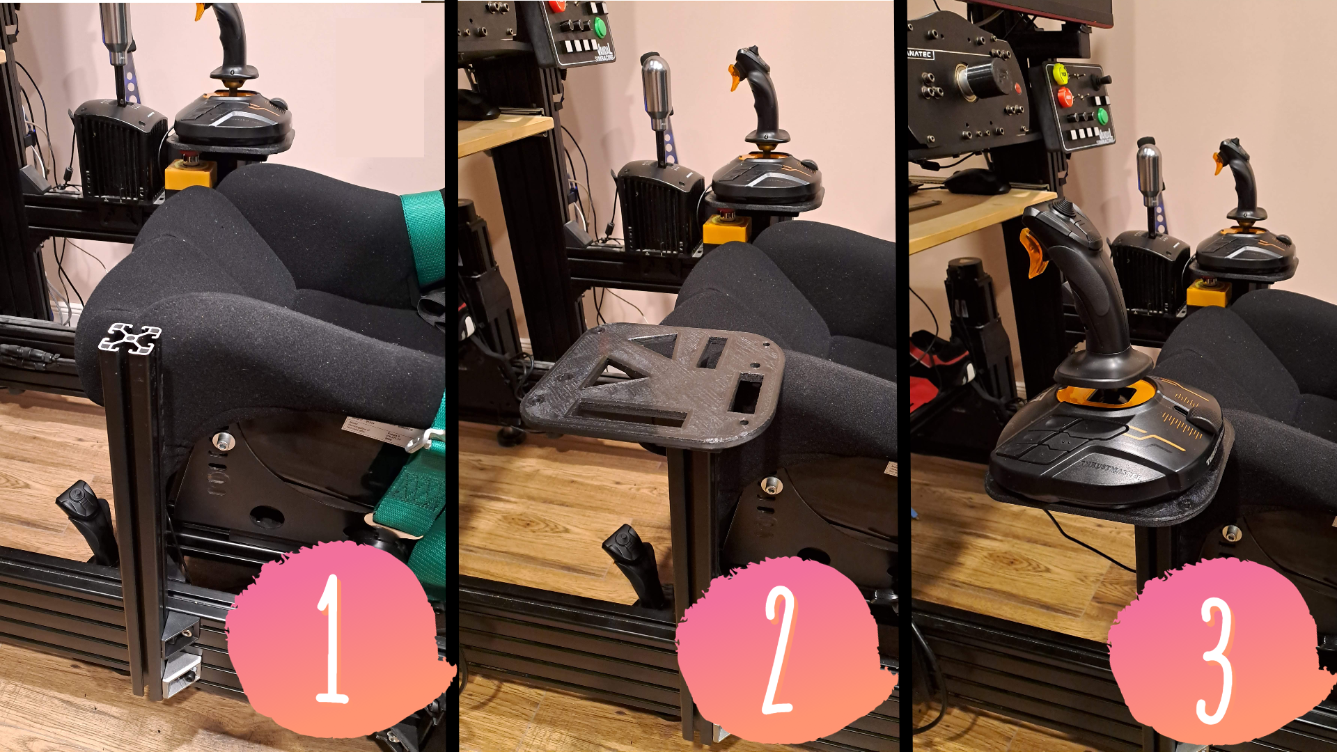 HOSAS mount for alu simrig