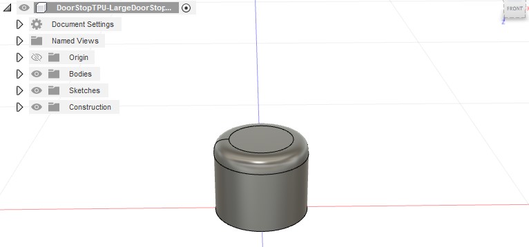 Parameterized Door Stop Caps/Bumper - Designed for TPU or TPE — thumbnail 2