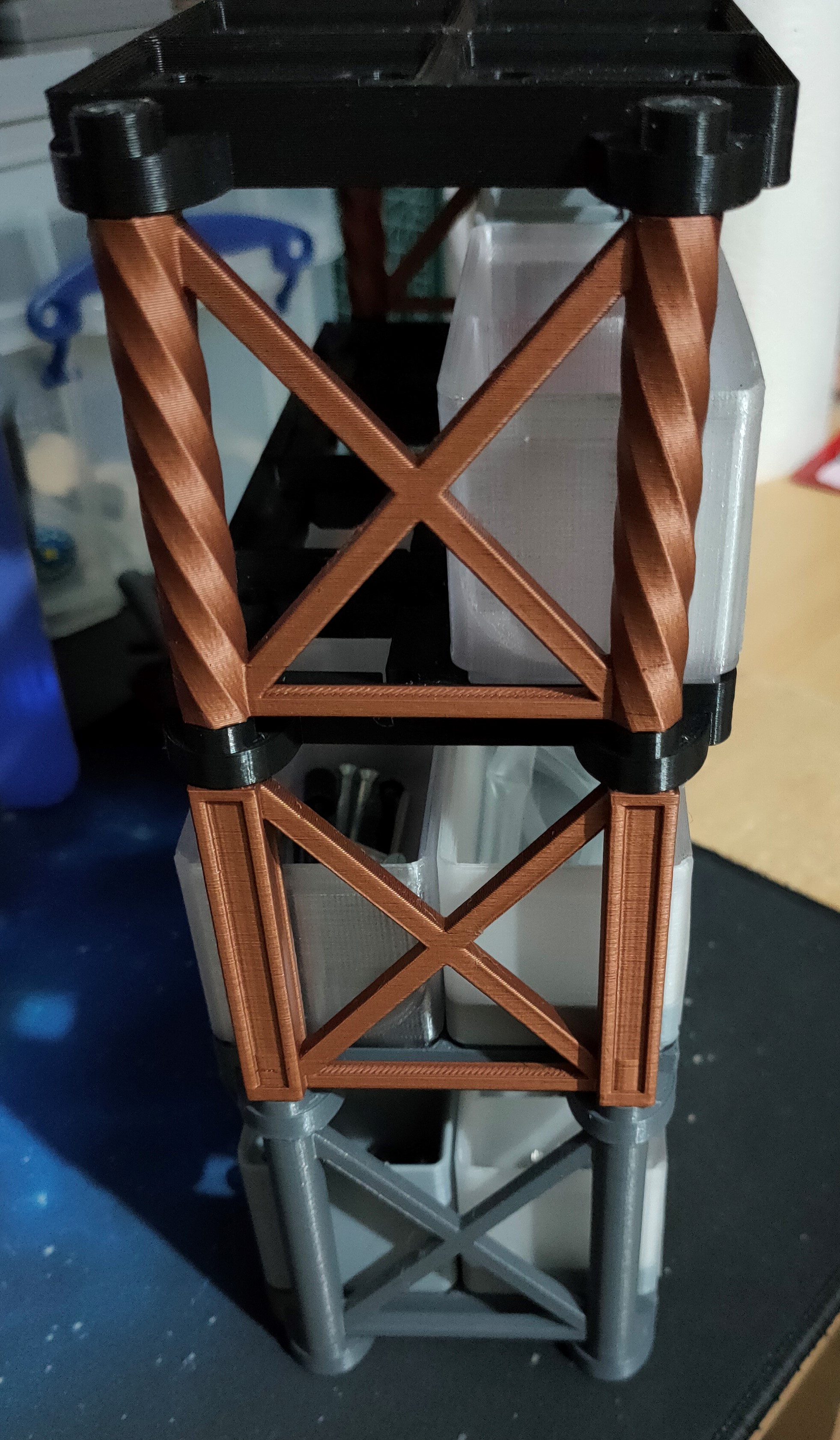 Gridfinity Window Bin Easy Stacking Rack by methlon Download free STL